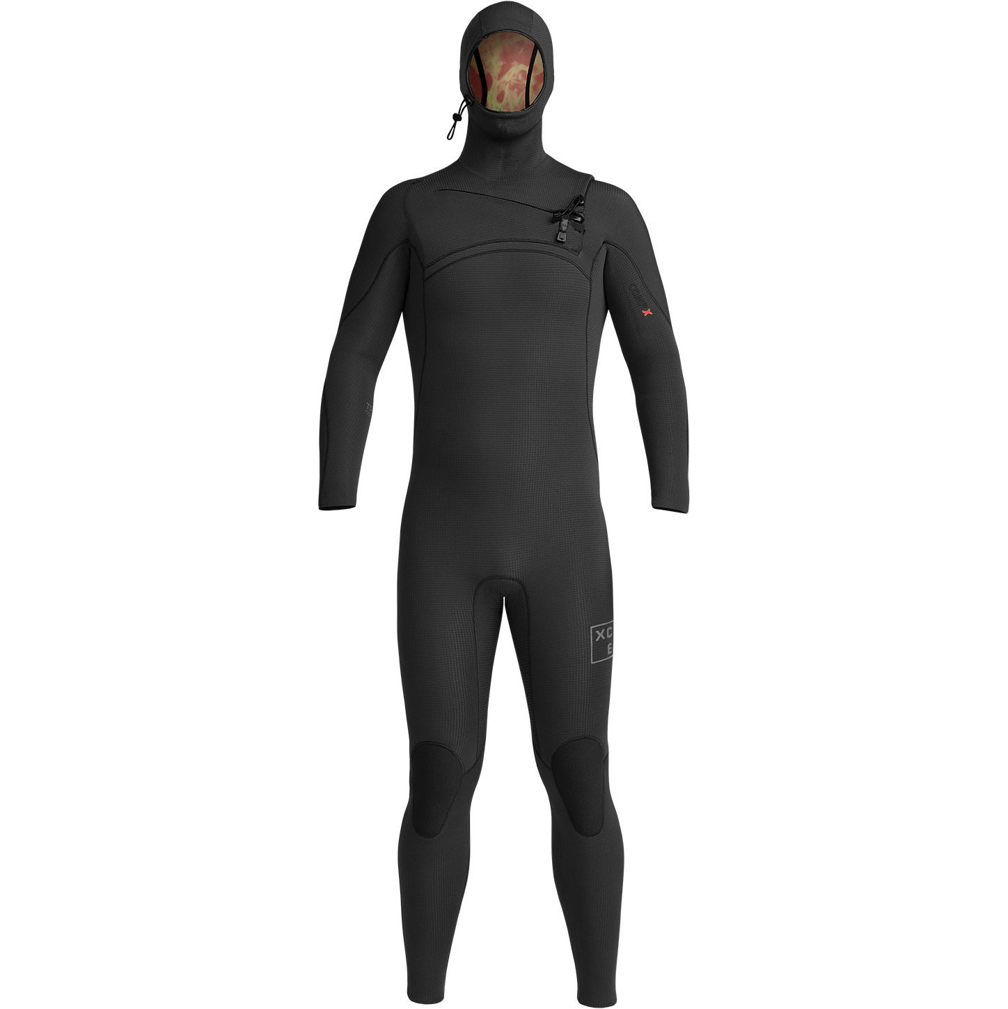 2023 Xcel Mens Comp X 4.5/3.5mm Hooded Chest Zip Wetsuit XW21MN45C2H0 - Black